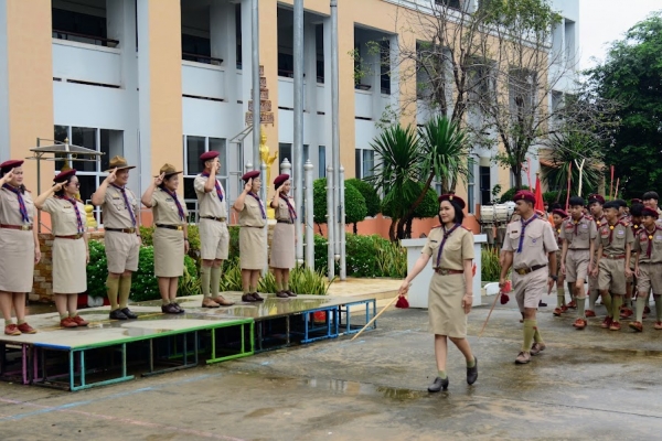 พิธีทบทวนคำปฏิญาณและสวนสนาม ประจำปี 2568