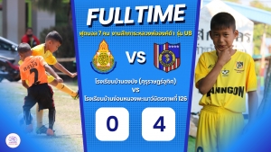 ฟุตบอลรุ่นอายุ 8 ปี "สักการะหลวงพ่อองค์ดำงามล้ำประเพณี  ชมของดีเมืองสว่าง"