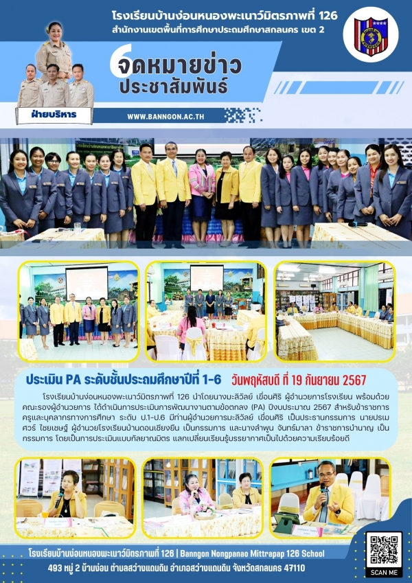 ประเมิน PA คุณครู ป.1-6 ปีงบประมาณ 2567